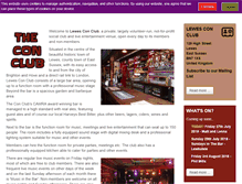 Tablet Screenshot of lewesconclub.com